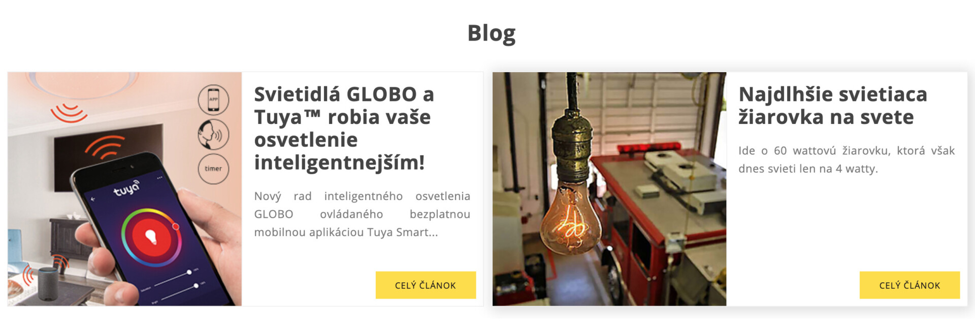 Screenshot of Globo Blog Articles.